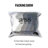 5/10 Pairs Men'S Cotton Blend Socks Black Business Men Socks Soft Breathable Summer Winter for Male Socks plus Size (6.5-14)