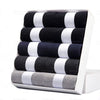 5/10 Pairs Men'S Cotton Blend Socks Black Business Men Socks Soft Breathable Summer Winter for Male Socks plus Size (6.5-14)