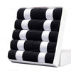 5/10 Pairs Men'S Cotton Blend Socks Black Business Men Socks Soft Breathable Summer Winter for Male Socks plus Size (6.5-14)