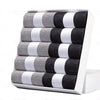 5/10 Pairs Men'S Cotton Blend Socks Black Business Men Socks Soft Breathable Summer Winter for Male Socks plus Size (6.5-14)